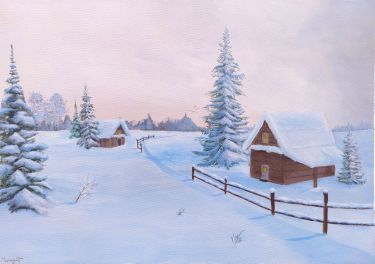 Kućice i sneg