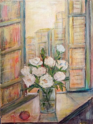 White roses by Markovic Dragana