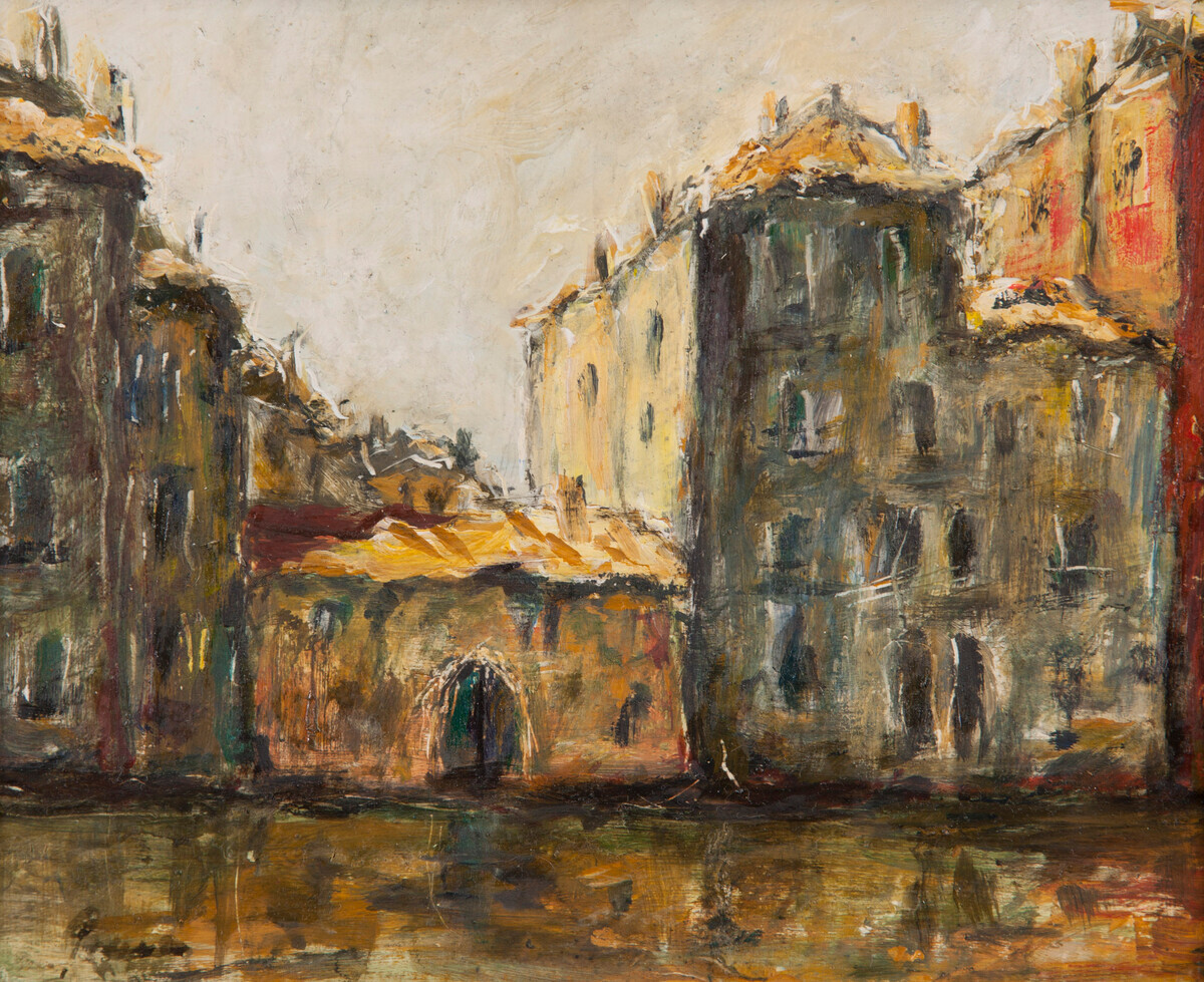 CANAL  IN VENICE – By motif of three artists from the group Kukryniksy
