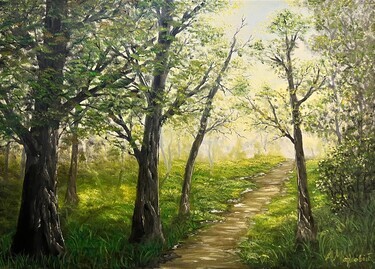 Sunny forest by Aleksandra Markovic